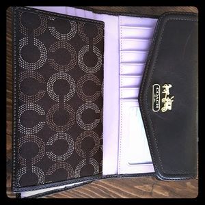 Coach Signature Collection Wallet & Checkbook